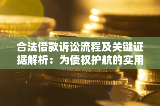 武汉合法借款诉讼流程及关键证据解析：为债权护航的实用指南