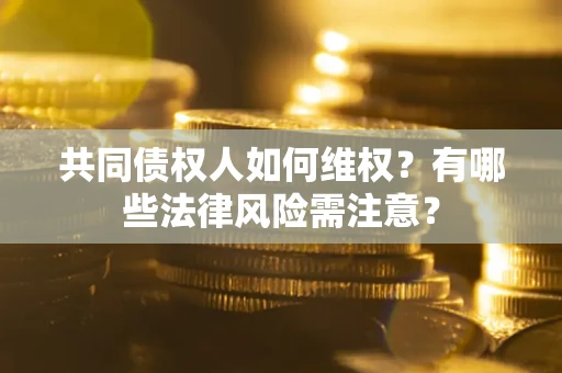 武汉共同债权人如何维权？有哪些法律风险需注意？