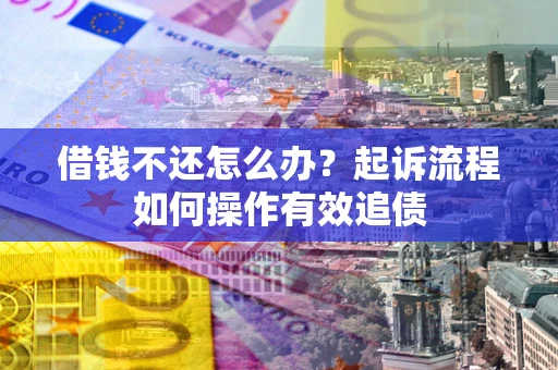 武汉借钱不还怎么办？起诉流程如何操作有效追债