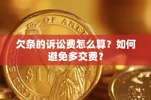 武汉欠条的诉讼费怎么算？如何避免多交费？