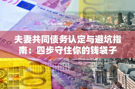 武汉夫妻共同债务认定与避坑指南：四步守住你的钱袋子