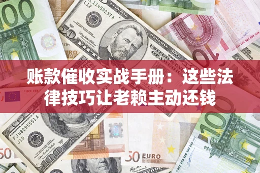 武汉账款催收实战手册：这些法律技巧让老赖主动还钱